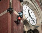 Klettern am Pauluskirchturm