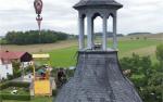 Reparatur am Kirchturmdach Jößnitz